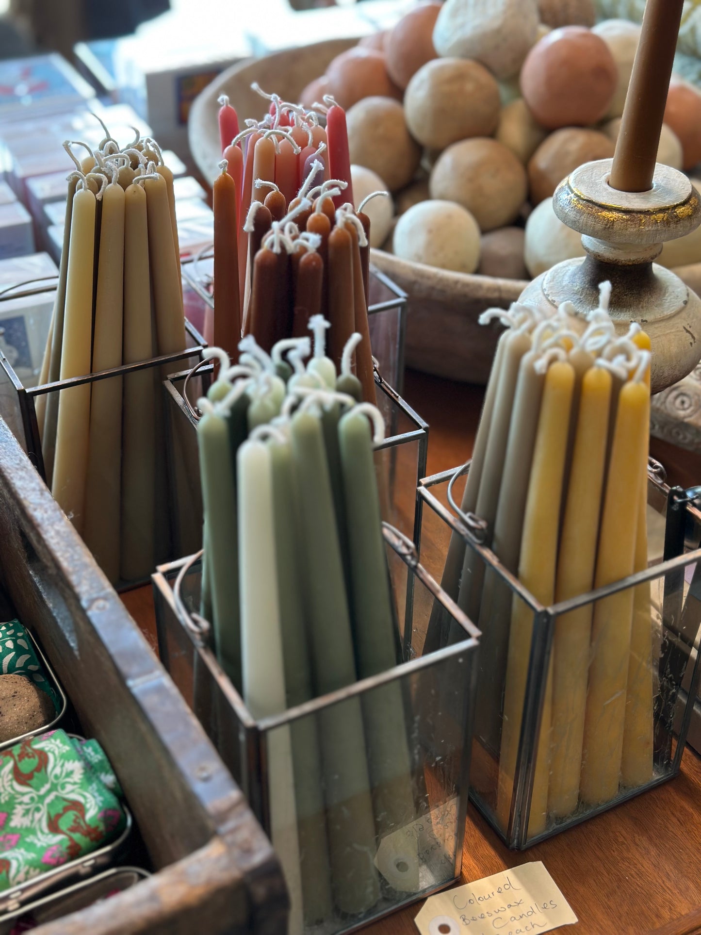 Ann Studio 100% Australian Beeswax Taper Candle