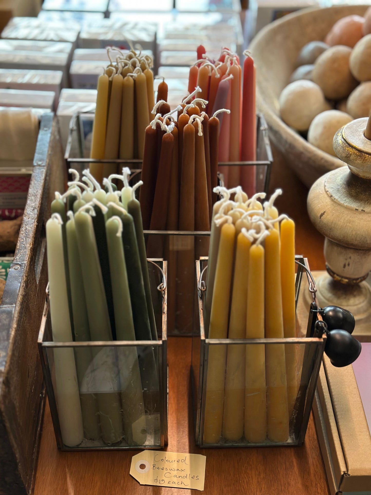Ann Studio 100% Australian Beeswax Taper Candle