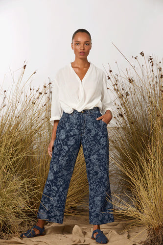 M A Dainty Toggle Shirt - Milk