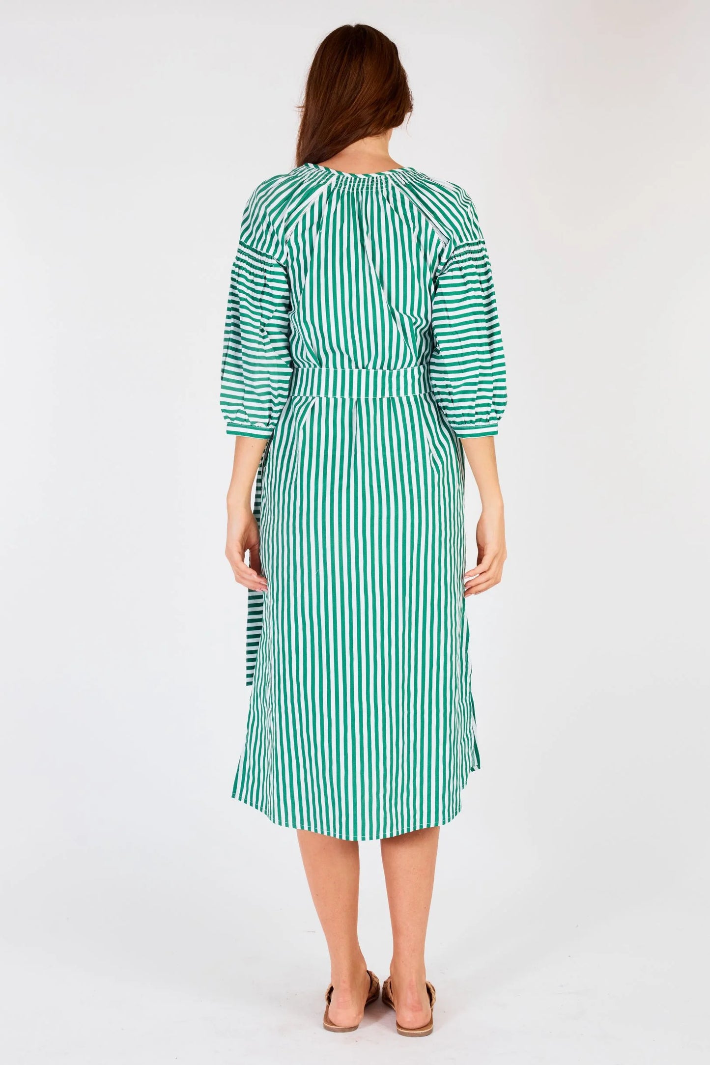 Sakanto Kaftan Green Stripe - Itami