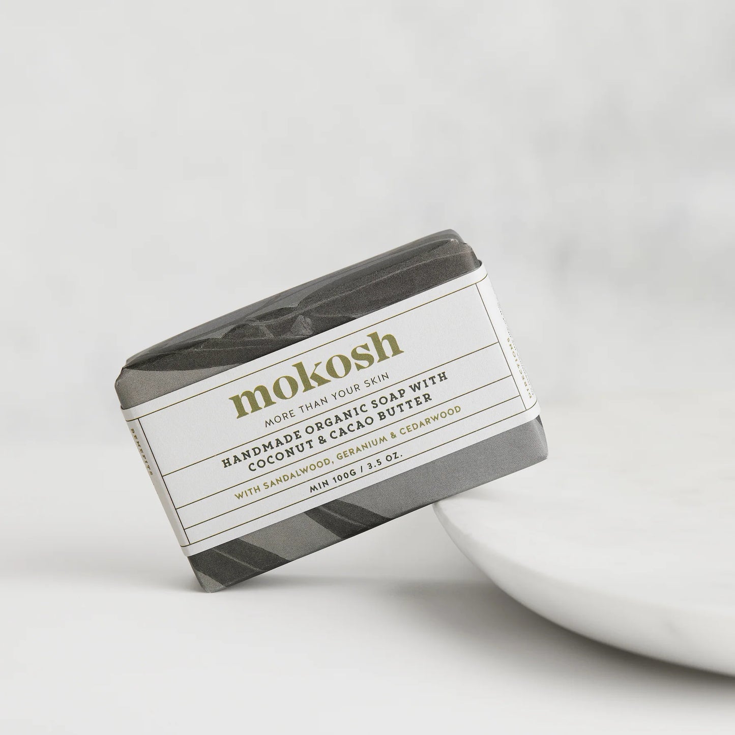 Mokosh - Organic Soap - Sandalwood, Geranium & Cedarwood 100G