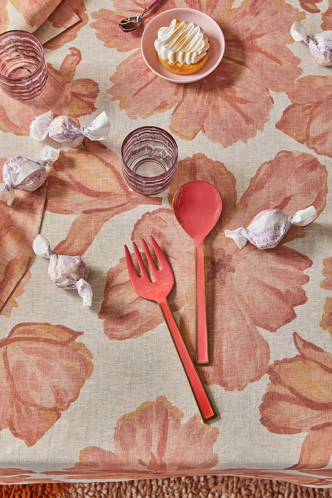 Bonnie and Neil Enamel Salad Servers