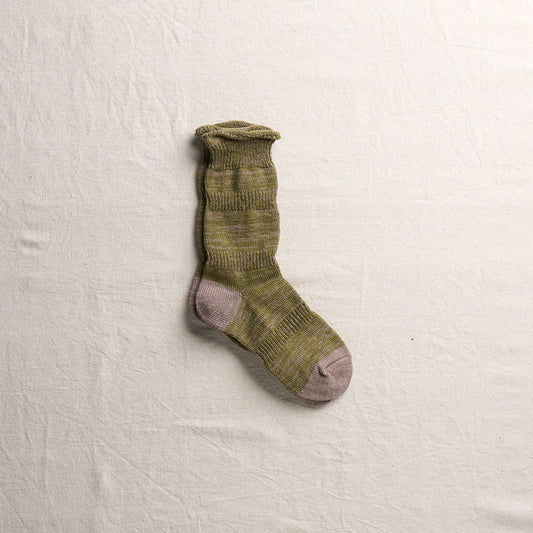Yahae Organic Cotton Ploot Socks - Olive
