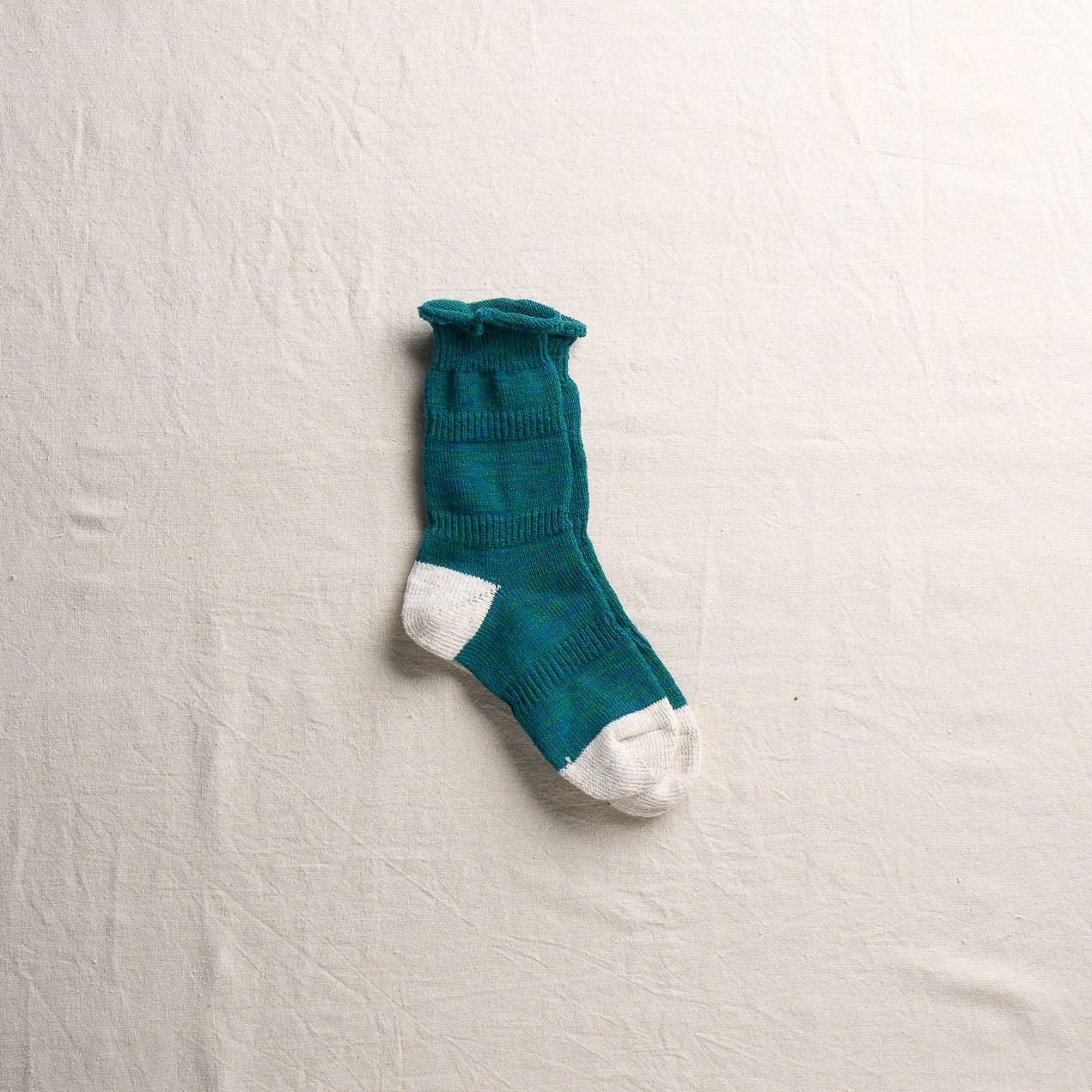 Yahae Organic Cotton Ploot Socks - Olive
