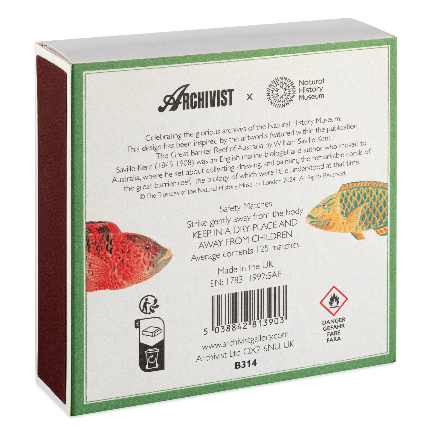 Fish | Square Matchboxes