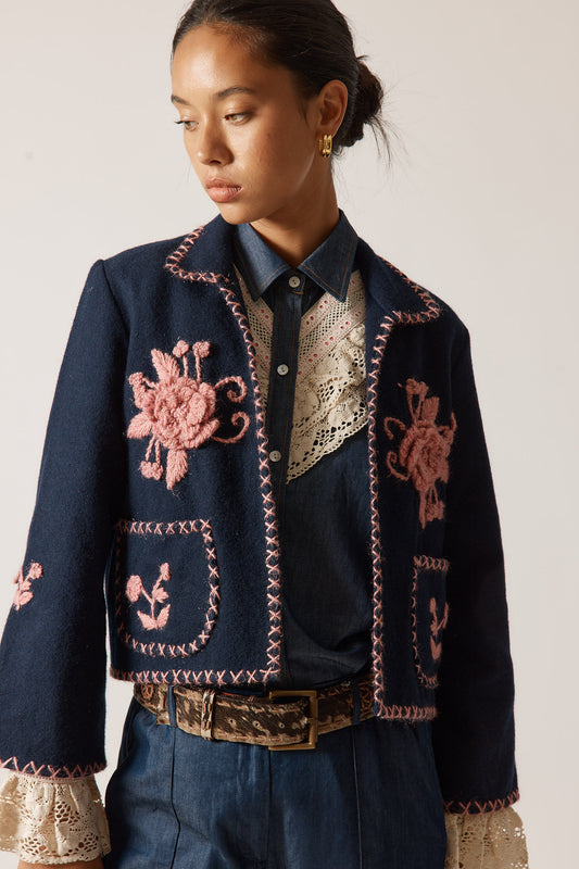 Rubyyaya Antiquity Jacket - Navy