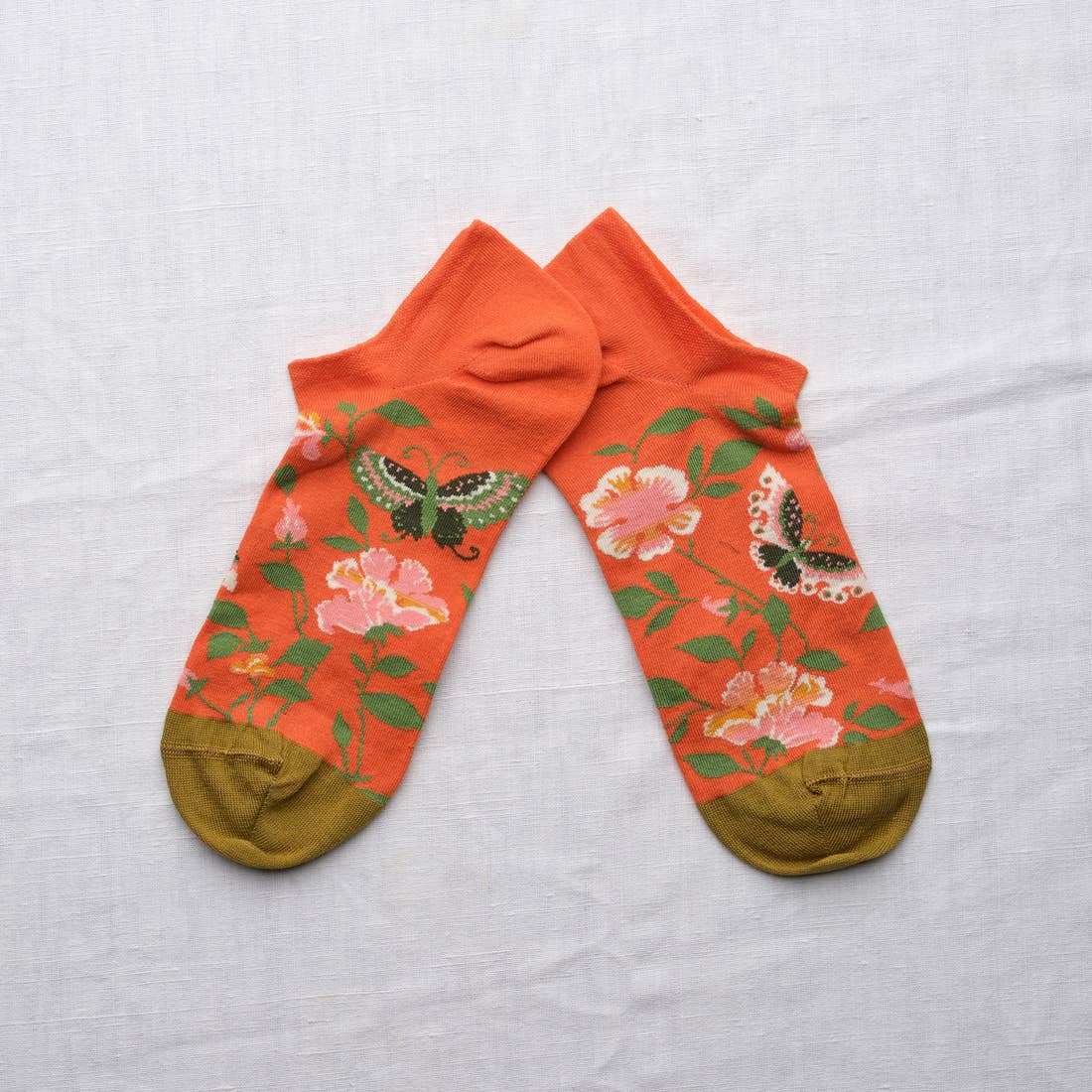 No-show socks Papillon Orange: 39/41