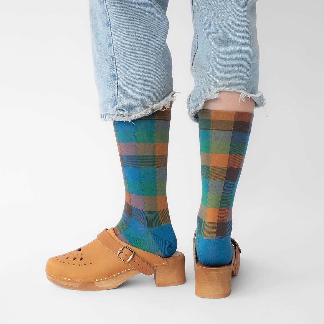 Mykonos Checkered Sock: 42/44