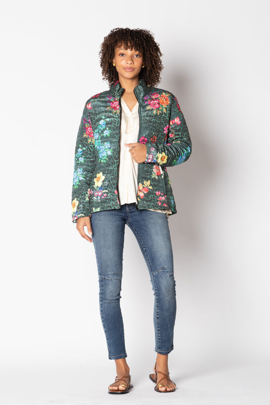 Rubyyaya Florentyna Puffer - Green