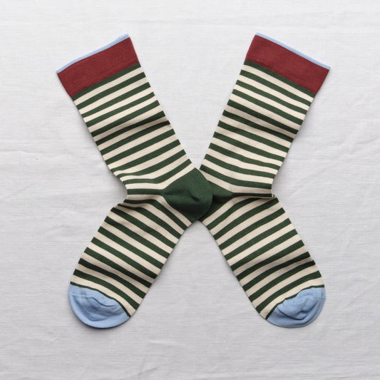 Spruce Stripe Sock: 36/38