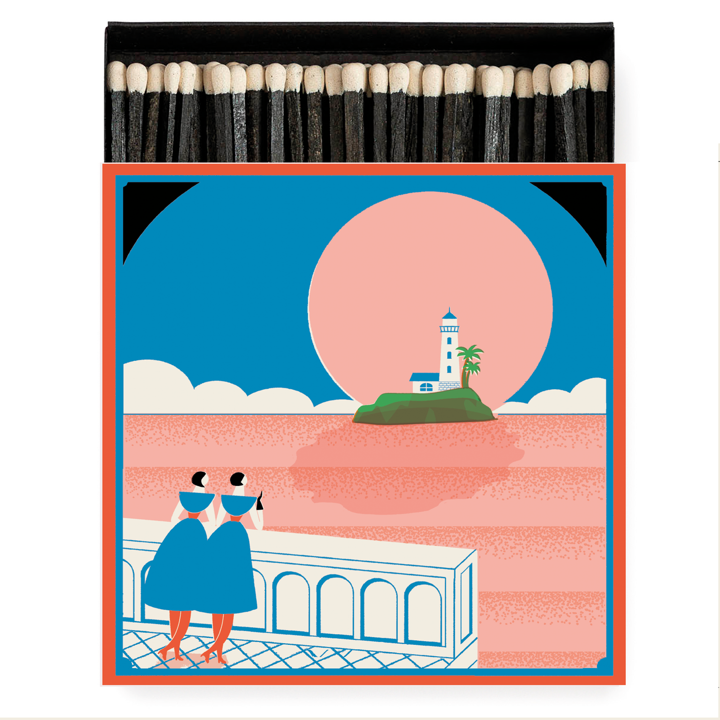Lighthouse View | Square Matchboxes