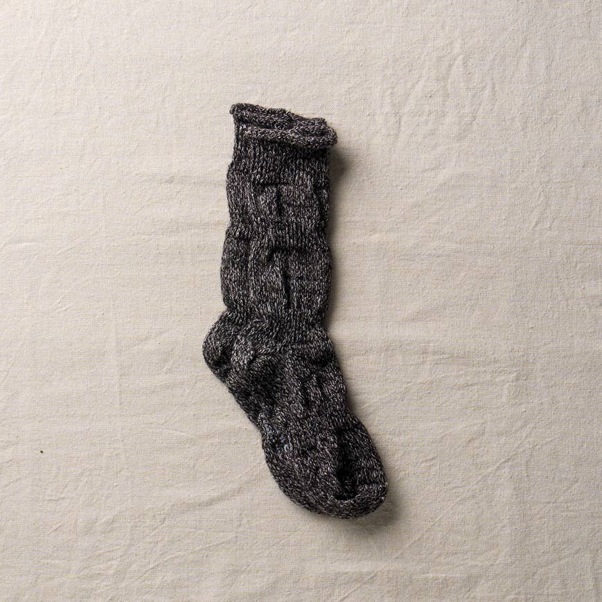 Yahae Alpaca Linen Ploot Sock - Natural