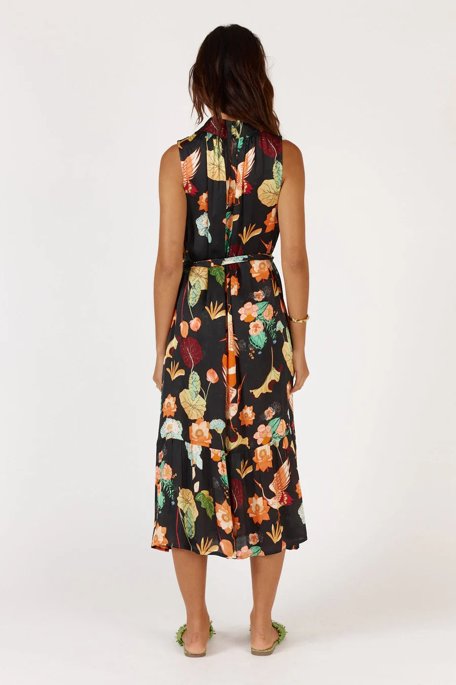 Rubyyaya Laurasia Halter Dress - Black