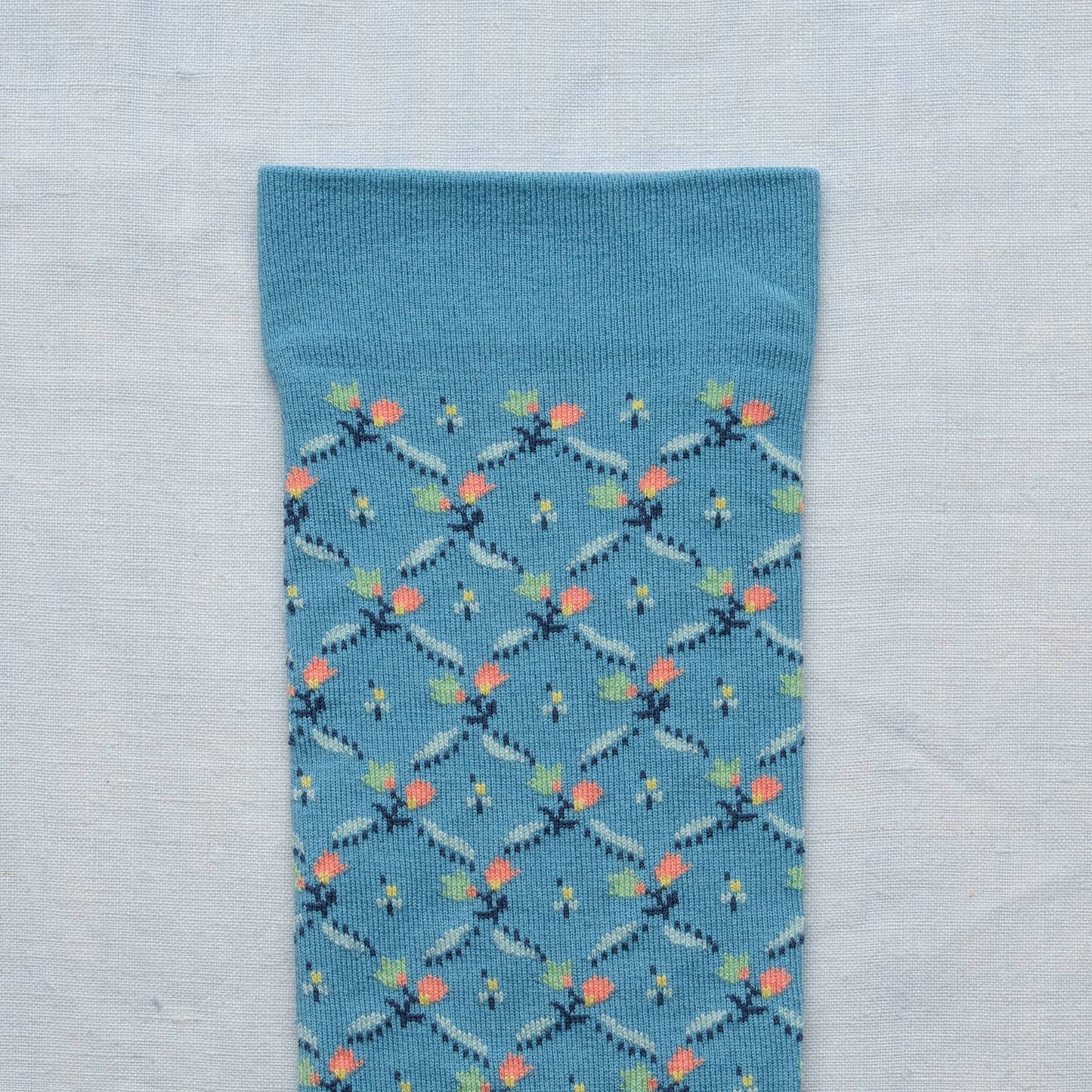 Socks Trellis Fleuri Blue Lavé: 39/41