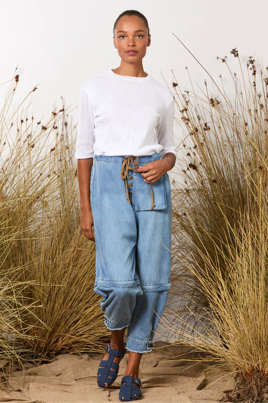 M A Dainty Meadow Tee-White