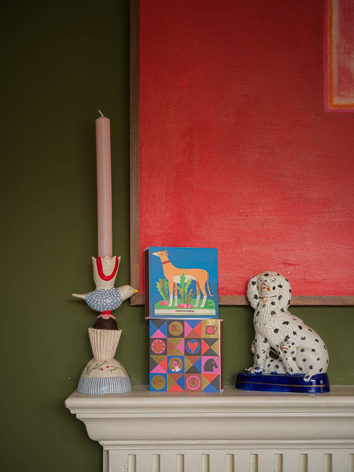 Whippet and Radishes Matches | Square - Safety Matches