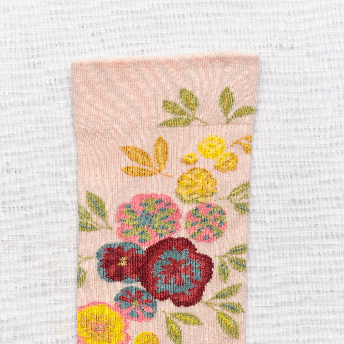 Pink Button Thought Sock: 39/41
