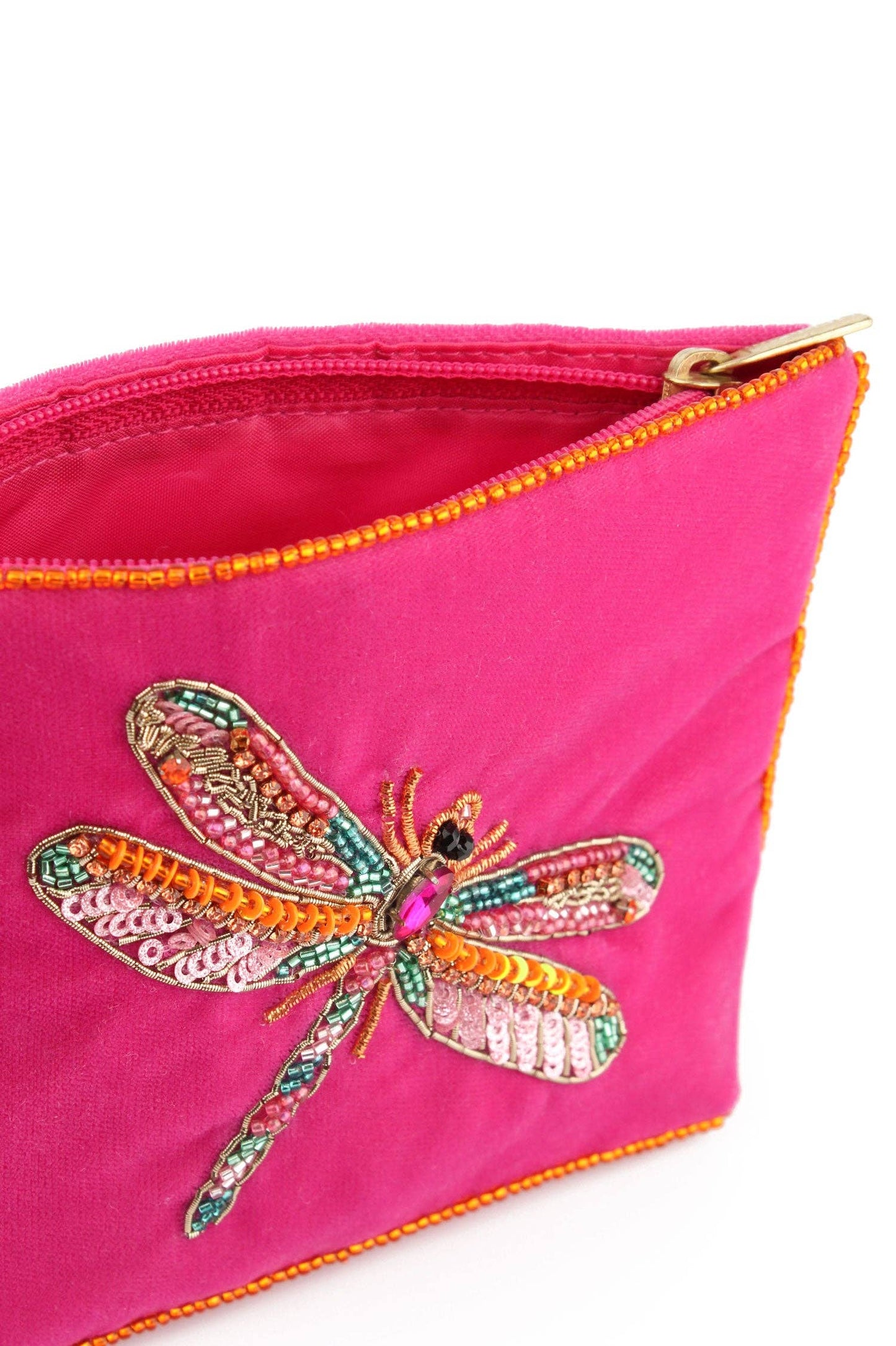 PINK DRAGONFLY SMALL POUCH