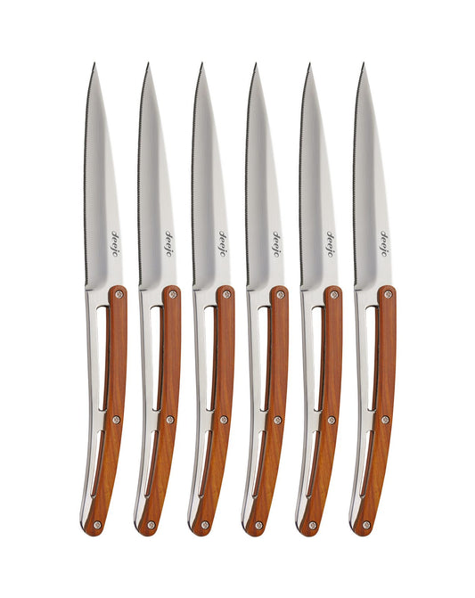 Deejo Olive Grand Siècle Steak Knives