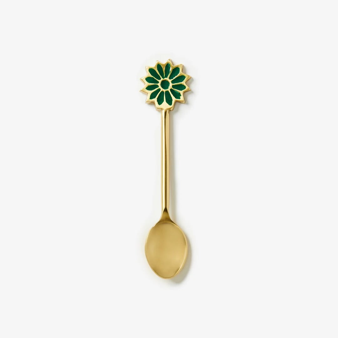 Bonnie and Neil Emerald Petal Teaspoon