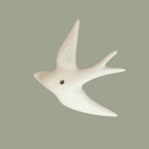 Monochromatic Ceramic Swallows
