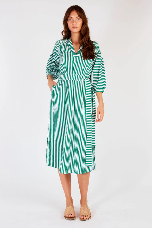 Sakanto Kaftan Green Stripe - Itami