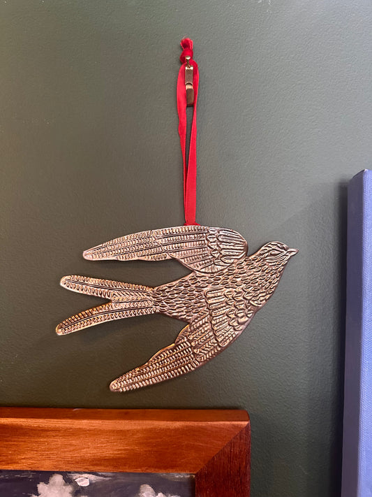 Brass bird - small
