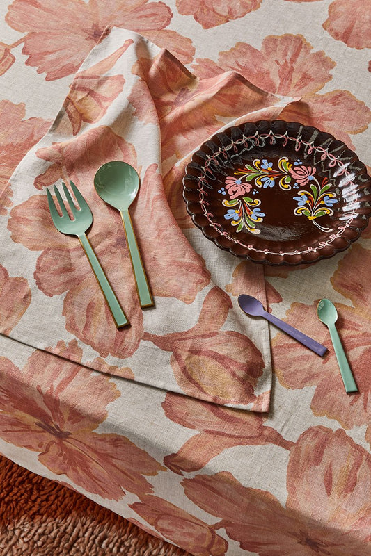 Bonnie and Neil Enamel Salad Servers