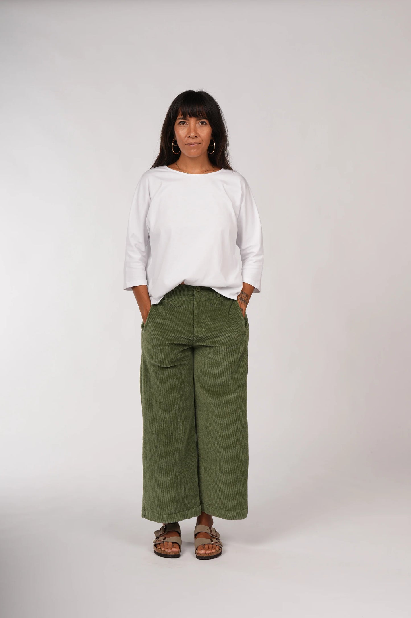 Montaigne Rene Corduroy Wide Leg Pant