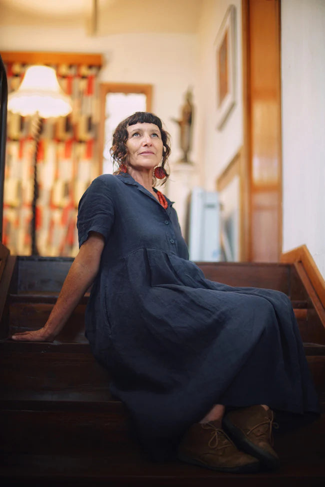 Montaigne Vianne Linen Day Dress