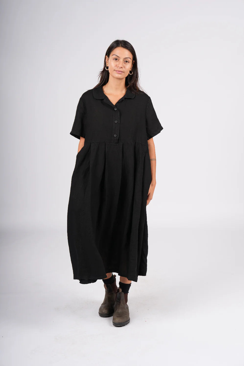 Montaigne Vianne Linen Day Dress