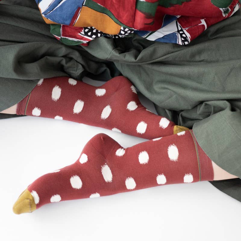 Porto Polka Dot Socks: 36/38