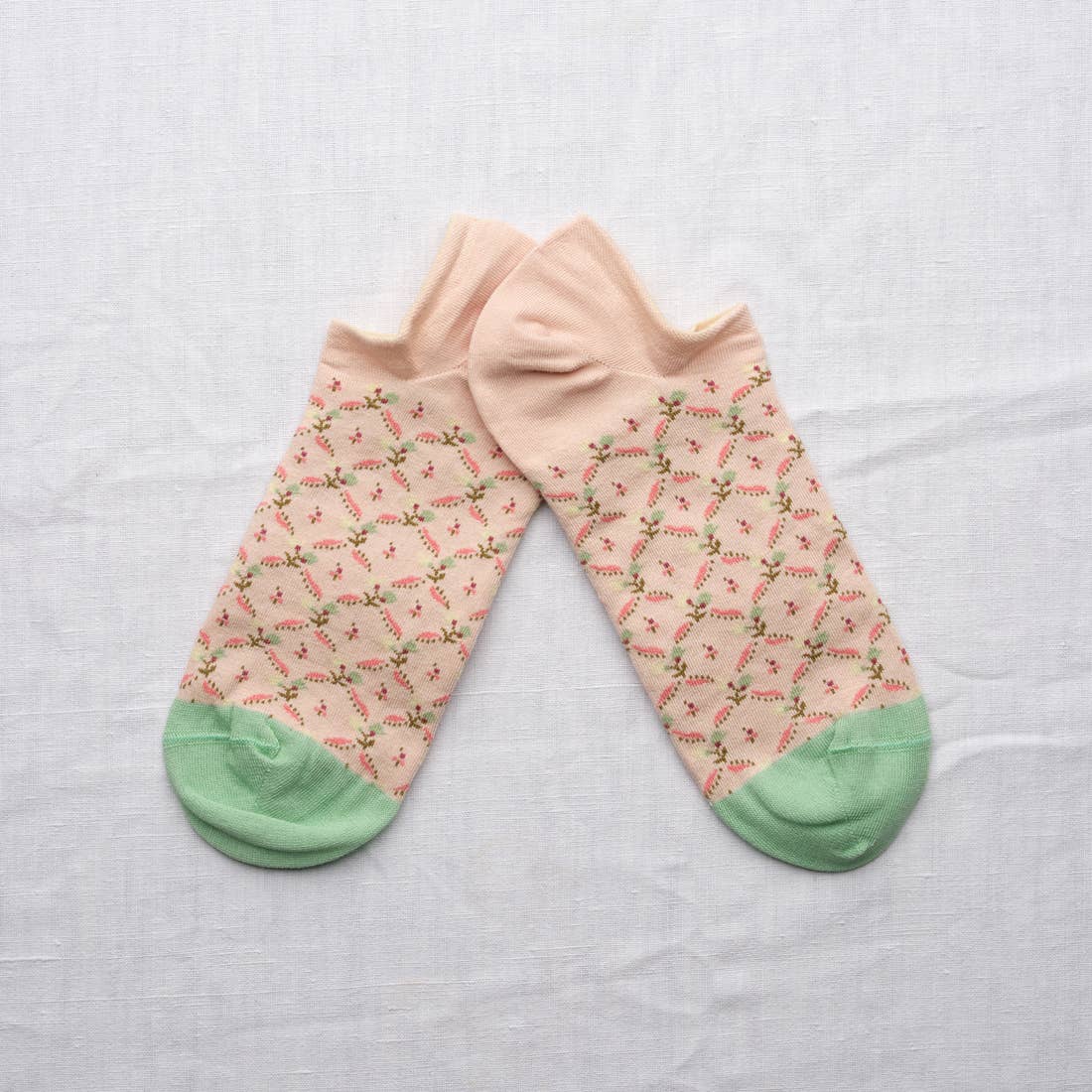No-show socks Treillis Pink: 39/41