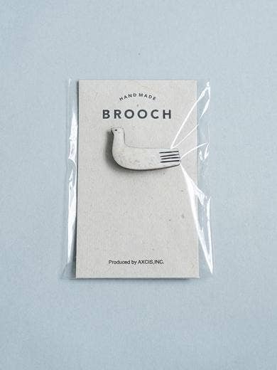 AXCIS BROOCH MIZUDORI: White