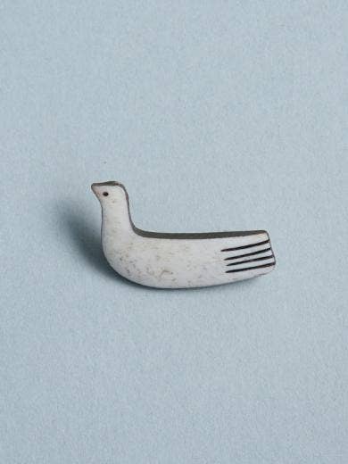 AXCIS BROOCH MIZUDORI: White