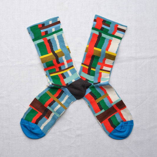Socks Carreaux Blue Princier: 42/44