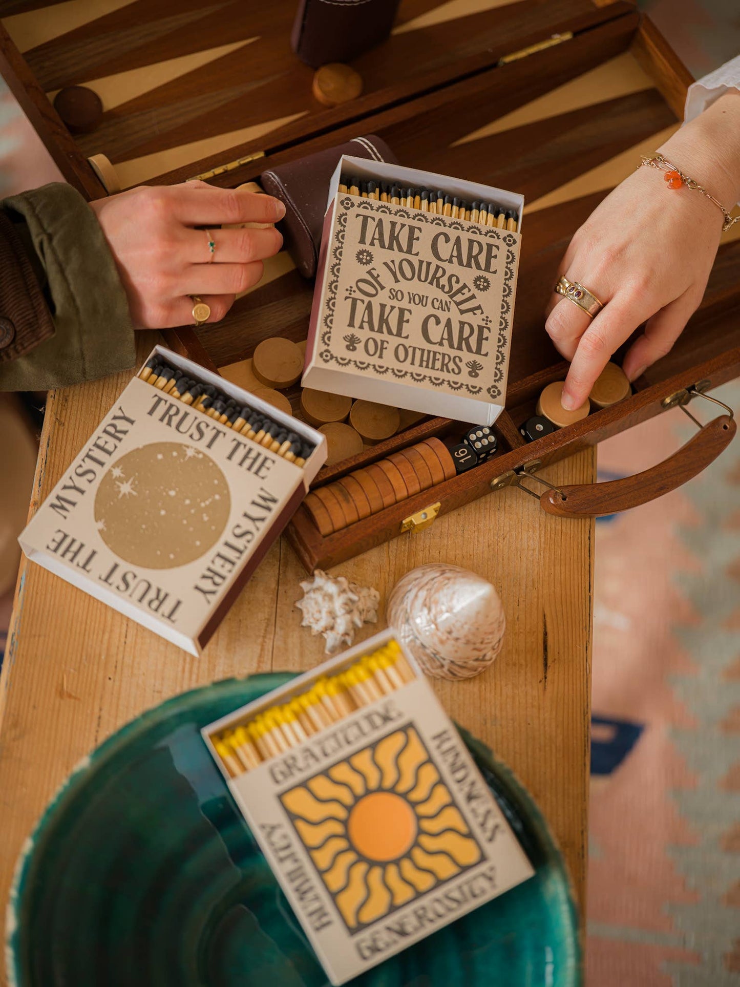 Gratitude and Kindness Matches | Square - Safety Matches