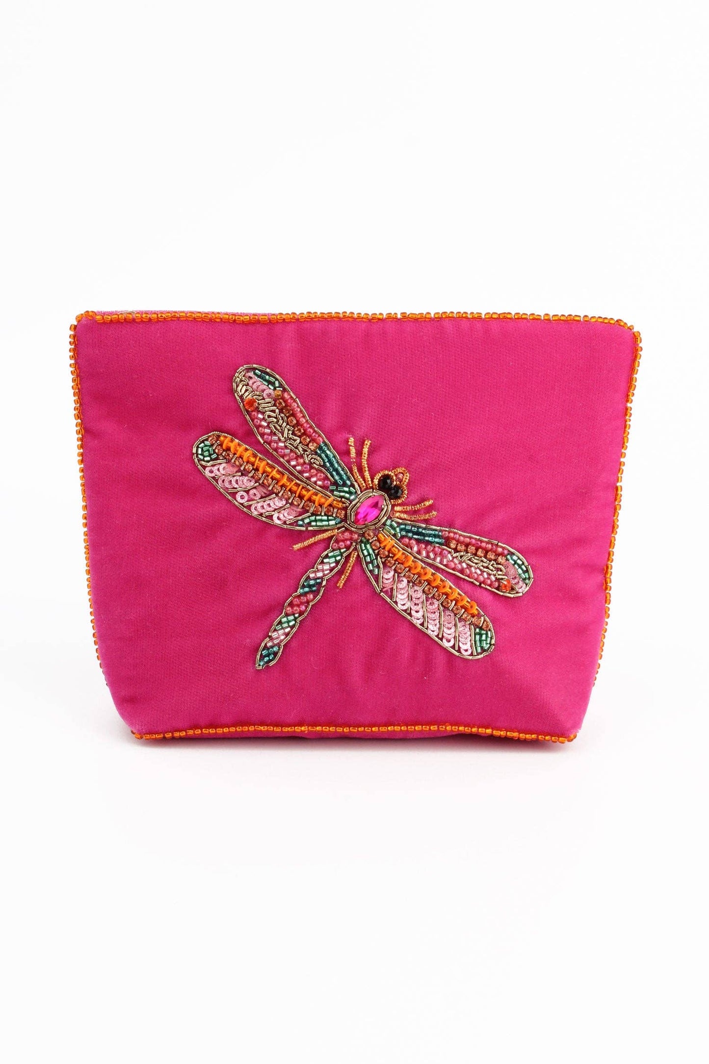 PINK DRAGONFLY SMALL POUCH