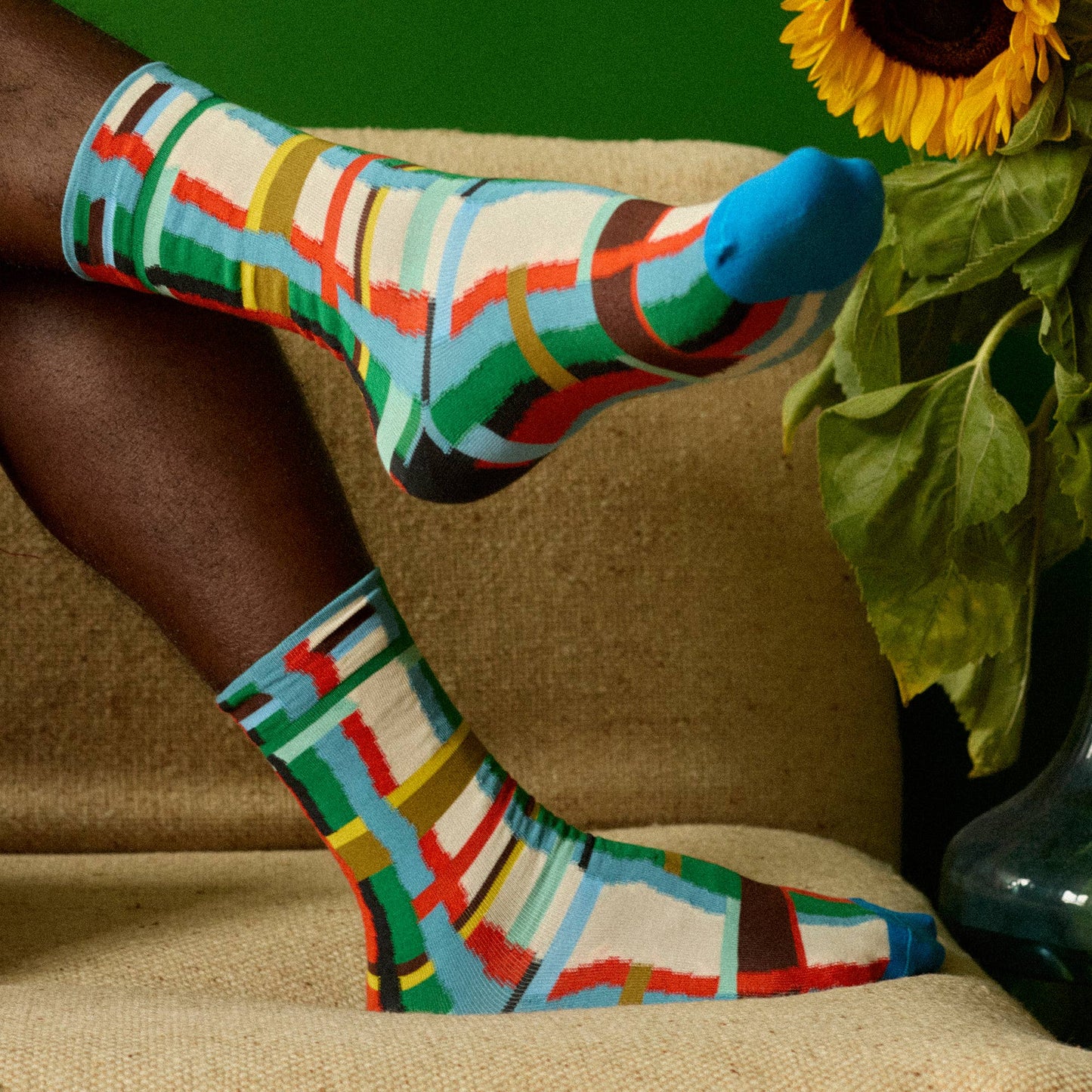 Socks Carreaux Blue Princier: 42/44