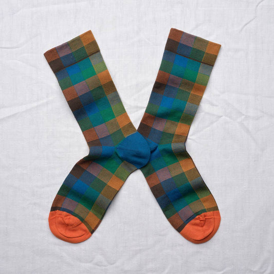 Mykonos Checkered Sock: 42/44